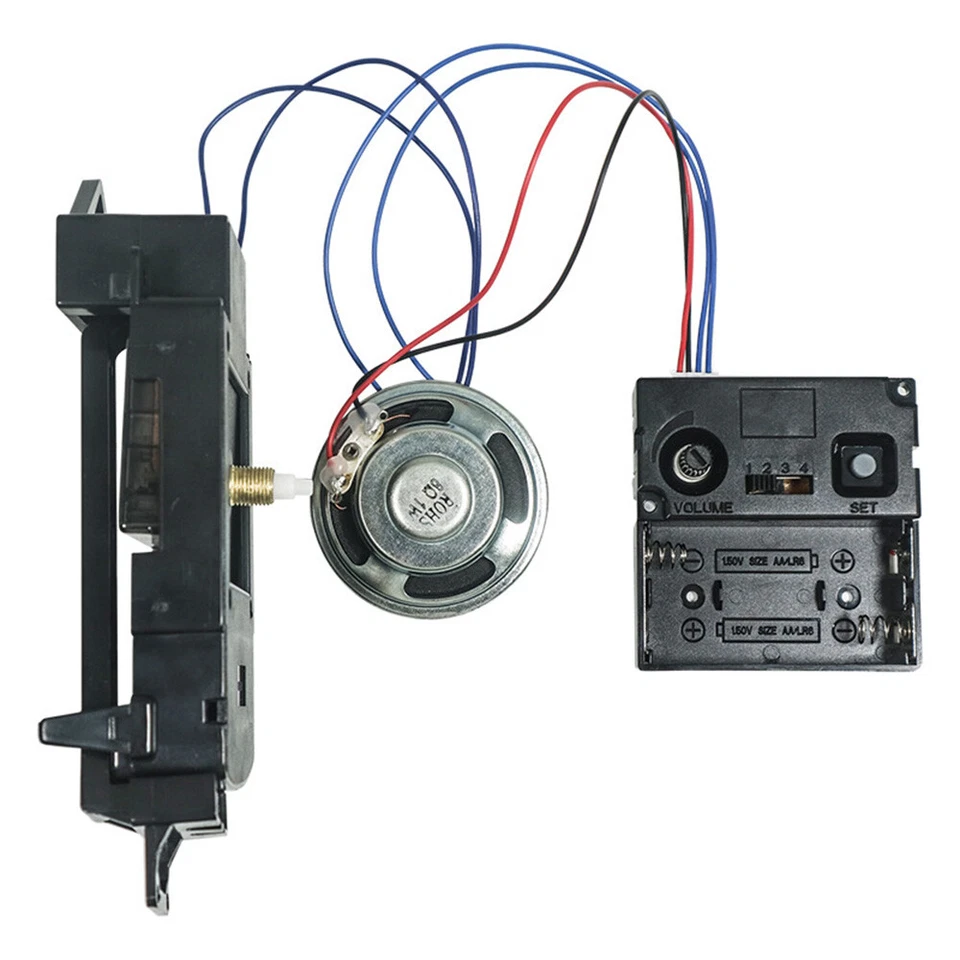 Quartz Wall Clock Swing Mechanism Music Box Movement Chime DIY Repair Parts Sets - Image 1 of 4