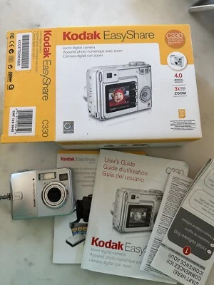 Kodak EasyShare C330 4.0MP 3x Zoom Compact Digital Camera For Parts Untested - Image 1 of 4