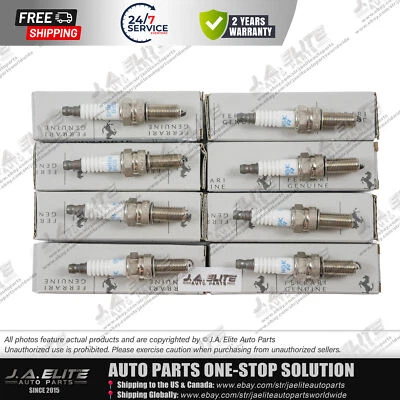 8pcs Genuine Spark Plugs for Ferrari California 4.3 V8 (2009-2014), OEM:246615 - Image 1 of 4