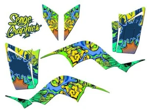 Kit Gráficos Senge Amarillo Todos los Años RAPTOR 90 ZANY Compatible con Yamaha - Imagen 1 de 7