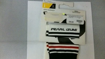 CALENTADOR DE BRAZO DE CICLISMO PEARL IZUMI SELECT TÉRMICO BLANCO/NEGRO/ROJO PEQUEÑO/UNISEX Foto 1 de 3