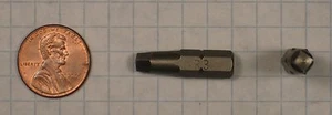 ADVANCE #29-051 1/4" HEX SHANK INSERT SCREWDRIVER BITS, SQUARE DRIVE, #3 TIP - Picture 1 of 2