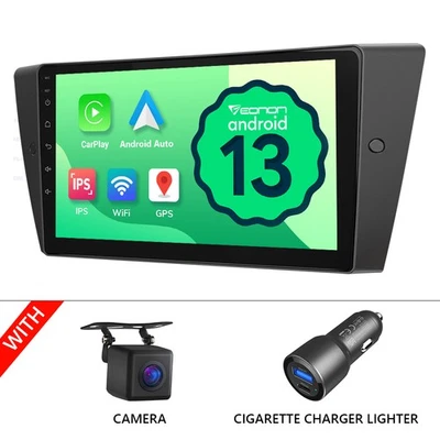 CAM+9" IPS Android 13 E90A13 Autoradio GPS Navi CarPlay BMW E90 E91 E92 E93 DAB+ - Bild 1 von 4