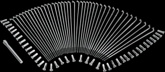 DS 19 in Chrome Front Drop Center Spoke Set for Road Glide Custom 10-13 - Imagem 1 de 3