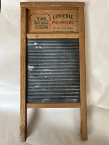 Vintage Washboard National Washboard Co. Model 703 Zing King Lingerie Washboard - Picture 1 of 6