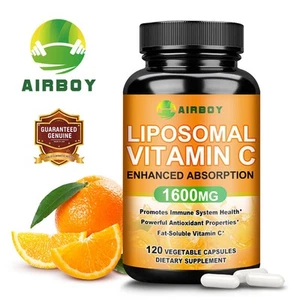 120 pièces de vitamine C liposomale 1600 mg - suppléments vitaminiques - Imagen 1 de 12