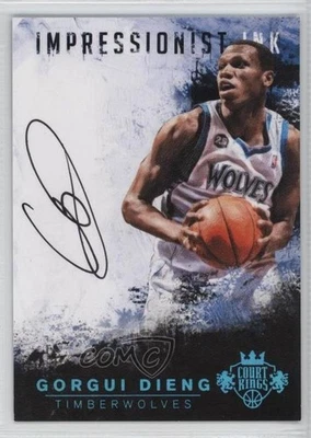 2014 Panini Court Kings Impressionist Ink Sapphire /25 Gorgui Dieng #II-GD Auto - Image 1 of 2