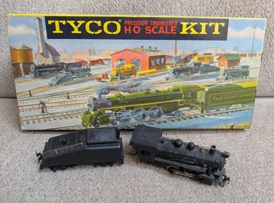 Tyco HO vintage Shifter 0-4-0 Locomotive & Tender Kit No.209 Boxed - Image 1 of 4