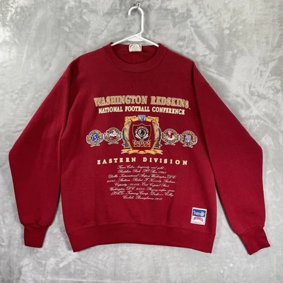Sudadera De Colección Años 90 Washington Redskins Para Hombre Grande Nutmeg Mills NFL Fútbol Foto 1 de 4
