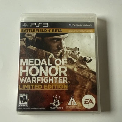 Medal of Honor: Warfighter Limited Edition PS3 CIB Complete Ps3 Game - Image 1 of 3