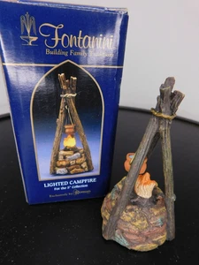 Fontanini Roman Lighted Campfire 5" Scale Nativity  #52534 w/Box --- C - Picture 1 of 7