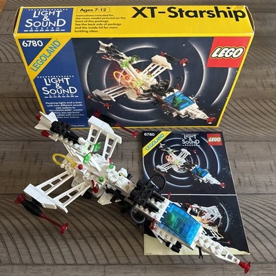 LEGO 6780 Legoland Light & Sound 6780 XT-Starship Box Complete Instructions VTG - Image 1 of 4