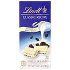 6 Pack Lindt Classic Recipe Cookies and Creme White Chocolate Bar 4.2 oz