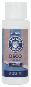 ArtSkills Crafter's Closet Deco Podge Matte - Sealer, Glue, & Finish: 6oz - 48oz - Picture 1 of 5