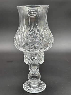 Candelabros Royal Gallery Hurricane 24 % plomo cristal vintage 12x5,25 pulgadas Foto 1 de 4