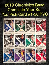 2019 Panini Chronicles Base Basketball Card You Pick Complete Your Set #1-50 PYC