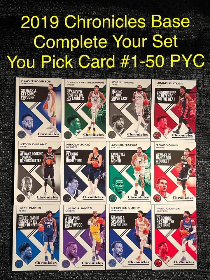 2019 Panini Chronicles Base Basketball Card You Pick Complete Your Set #1-50 PYC - Image 1 of 1