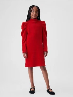 Nuevo Vestido Gap Niños Niña Rojo Pana Talla 12 Manga Larga Abullonada Foto 1 de 4