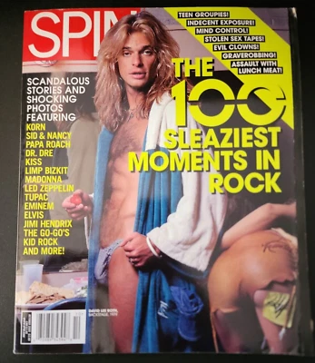 Spin Magazine: October 2000 - David Lee Roth - 100 Sleaziest Moments - Newsstand - Image 1 of 4
