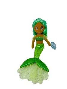 Sea Sparkles - Crystal Sparkles Smeraldo Sirena Verde Peluche Bambola Giocattolo 12” NUOVO - Foto 1 di 4