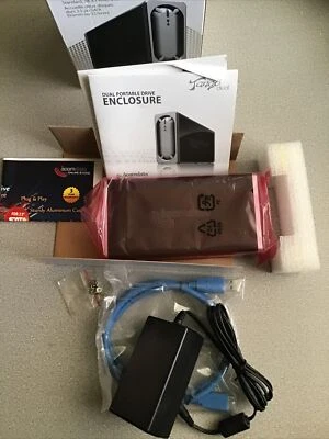 Tango Dual acomdata Portable Drive Enclosure Mac & Pc USB 3/2 Takes 2.5” Sata B1 - Image 1 of 4