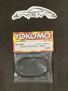 Yokomo Vintage RC Car Part # ZE-192W Wide Front Drive Belt for GT-4 - Picture 1 of 2