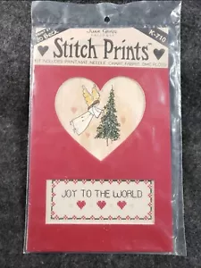 June Grigg - stitch prints - K-710 Joy to the World NEW sealed.............(SB3) - Picture 1 of 24