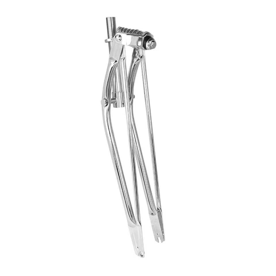 OG Lowrider Classic 29" Straight Spring Fork 1" CHROME Cruiser Bike Bicycle Part - Image 1 of 1