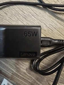 New Genuine Lenovo USB Type-C 65Watt AC Adapter + Cord ADLX65YSLC2A, SA10R16900 - Picture 1 of 3
