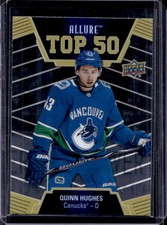 2019-20 Upper Deck Allure Quinn Hughes Top 50 Rookie Card RC #T50-21 Canucks