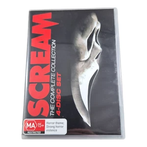 Scream 1 2 3 4 Complete Collection DVD ~ Movies Neve Campbell Wes Craven ~ R4 - Picture 1 of 3