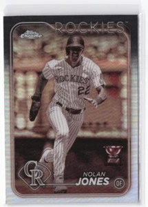 2024 Topps Chrome Nolan Jones #240 Sepia Refractor - Picture 1 of 2