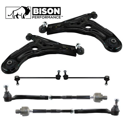 Bison Performance 8pc Front Lower Control Arm Sway Bar Tie Rod Kit For Chevrolet - Изображение 1 из 4