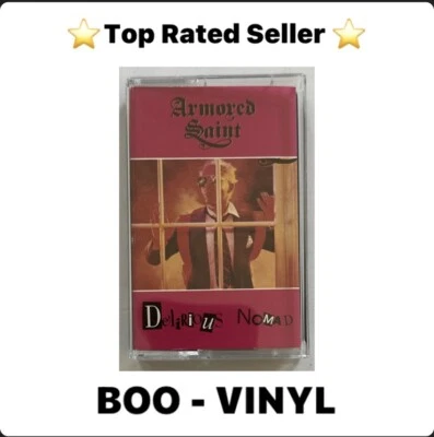 Armored Saint - Delirious Nomad Cassette 1985 Chrysalis  Heavy Metal Ex / Mint - Image 1 of 4