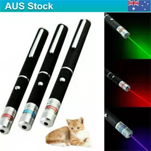 3 Packs Laser Pointer Pen Red Green Blue Light Visible Beam Lazer for Pet Office - Picture 1 of 9