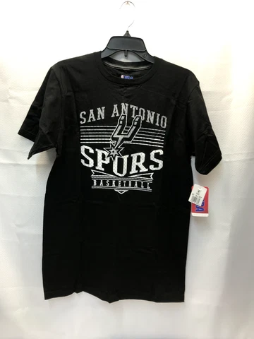 NBA San Antonio Spurs Mens Ring Spun Soft Graphic Crew T-Shirt Choose your size Cover