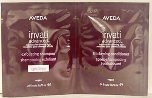 AVEDA invati advanced exfoliating shampoo rich Conditioner Sample/Travel SZ NEW - Picture 1 of 2