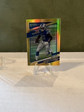 ADRIAN PETERSON 2021 DONRUSS PRESS PROOF GOLD HOLO CARD #175 LIONS