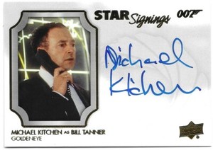James Bond Villains & Henchmen - Michael Kitchen - Bill Tanner - Autograph SS-MK