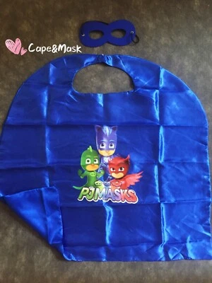 PJ Hero inspired Capes and Masks,Birthday Party Favors Supplies,Catboy,Owlette  - Image 1 of 4