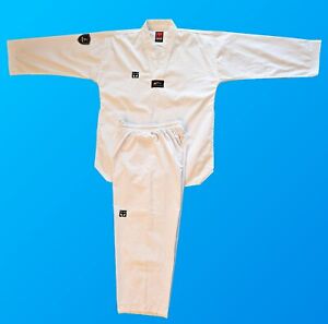 Mooto Extera S5 Taekwondo Lightweight Uniform with white V-neck, size 170 - NEW!