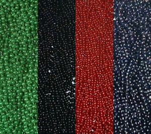 48 Patriots Eagles NFL Superbowl Football Mardi Gras Bead Tailgate Favors - Picture 1 of 1
