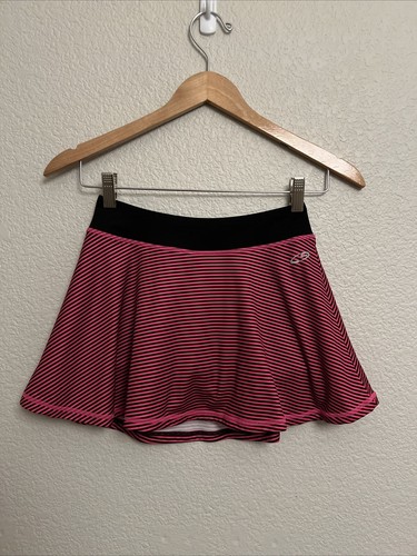 Gonna da tennis secca Champion Duo Skort Ragazze Taglia L 10 12 Atletica Nera Rosa Righe