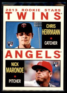 2013 Topps Heritage  Chris Herrmann / Nick Maronde RC  #116