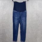 HYDRAULIC Womens Maternity Jeans Blue Denim Ankle Skinny Pull On Size M