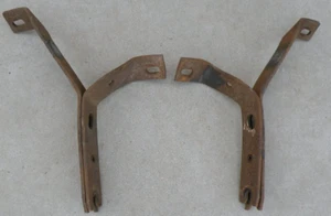 CHRYSLER NEW YORKER NEWPORT REAR BACK BUMPER MOUNTING BRACKETS 68 1968 OEM - Picture 1 of 20