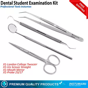 Dental Basic Student Examination Kit Set of Hygiene Cleaning Tools - Picture 1 of 6