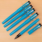 Parker Vintage Big Red  Ball point pen set of 5pcs Turquoise Color Pens.