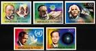Chad Nobel Prize Winners Impef. Set Of 5 Stamps. Scott #316-17 & C196-98. M.N.H.