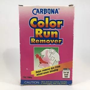 Vintage Carbona Color Run Dye Remover 7 oz. Bleach-Free Laundry Powder 1990s NOS - Picture 1 of 9